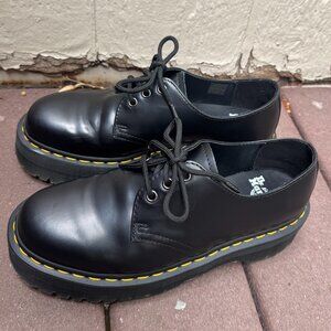 Dr. Martens 1461 Smooth Leather Platform Shoes